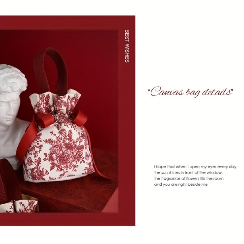 10 Pieces/Set, Deluxe Drawstring Gift Bags, Soft, Reusable, Durable Bags, Christmas Gift Wrapping, Christmas Candy Bags for Jewelry, Candy