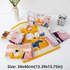 Cartoon Kitchen Towel 4 Layer Cotton Gauze Tea Towel Pure Cotton Dish Cloth  Home Restaurant