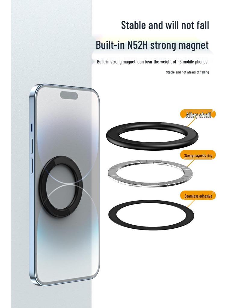Universal Alloy MagSafe Magnetic Ring Stand for Android