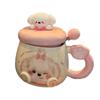 Puppy Mug High Value Ceramic Cup Cute Water Cup Female Couple Home Coffee Breakfast Cup Children