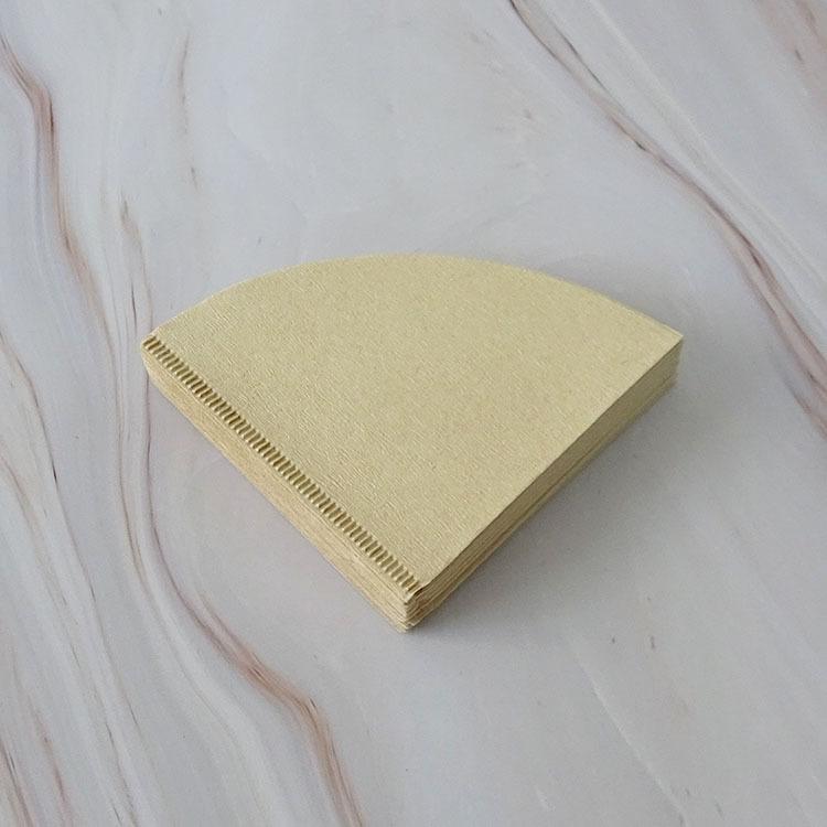 100Pcs Unbleached Original Wooden Hand Drip Paper Coffee Brewer Coffee Filter Bag Coffee Maker Accessories