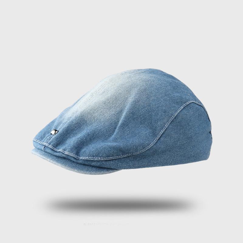 

Весенне-летняя стирка Ковбойская шляпа спереди Девушка Старая Ретро Горячая девушка Шляпа газетчика в гонконгском стиле Стиль Ins Универсальный берет 52-58cm