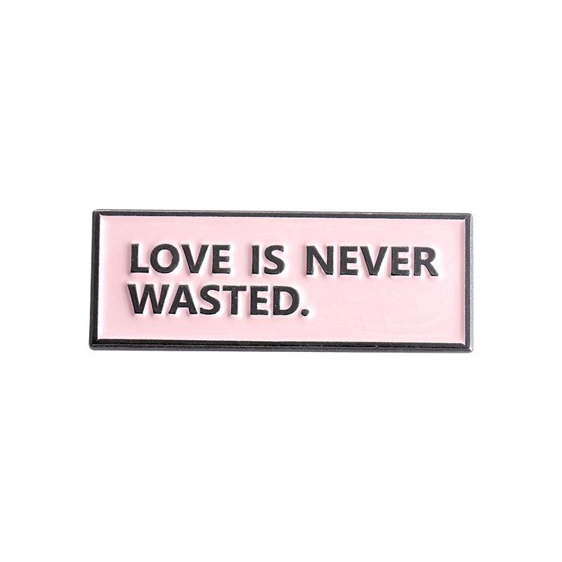 

Stylish Letter Alloy Brooch Set Contemporary Geometric Enamel Pins For Everyday Wear XZ4547