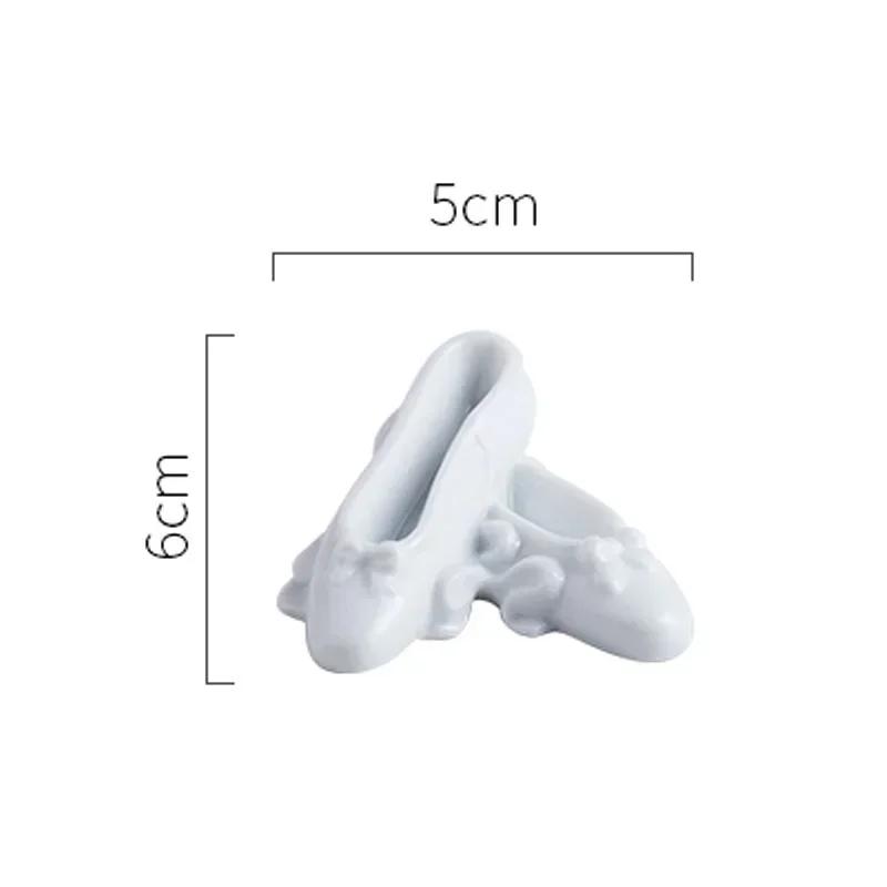 Балетные Туфли Украшения Миниатюрные Фигурки Керамические Поделки Скульптура Балетных Туфель Настольное Украшение Мебель Современный Декор Статуэтка