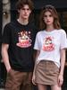 Unisex T Shirt Cute Cat in Love Cup Tee Comfy Casual Summer Tops