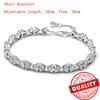 Copper Yellow & Blue Tennis Bracelet For Women Sparkling Pavé Circle Pearl Design Exquisite Gift New Arrival