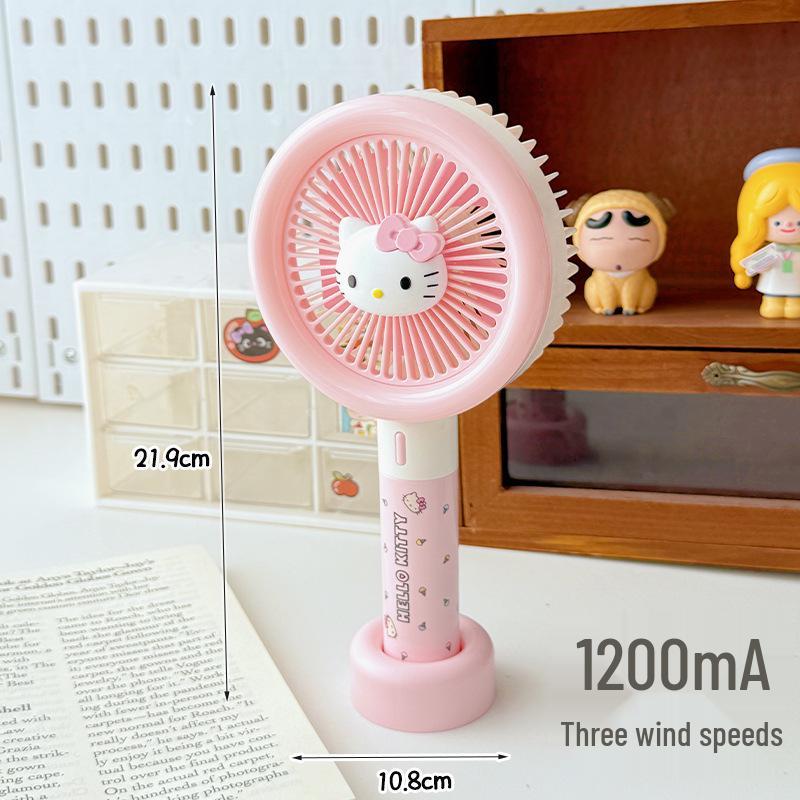 Hello Kitty Portable Rechargeable USB Desktop Fan Default