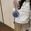 Round Mini Bucket Hat Coin Purse Cute Canvas Earphone Bag Creative Hat Shape Keychain  Girl