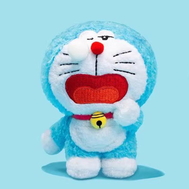 Cute Doraemon Plush Keychain Pendant With Pp Cotton Filling Gift Doll Decoration