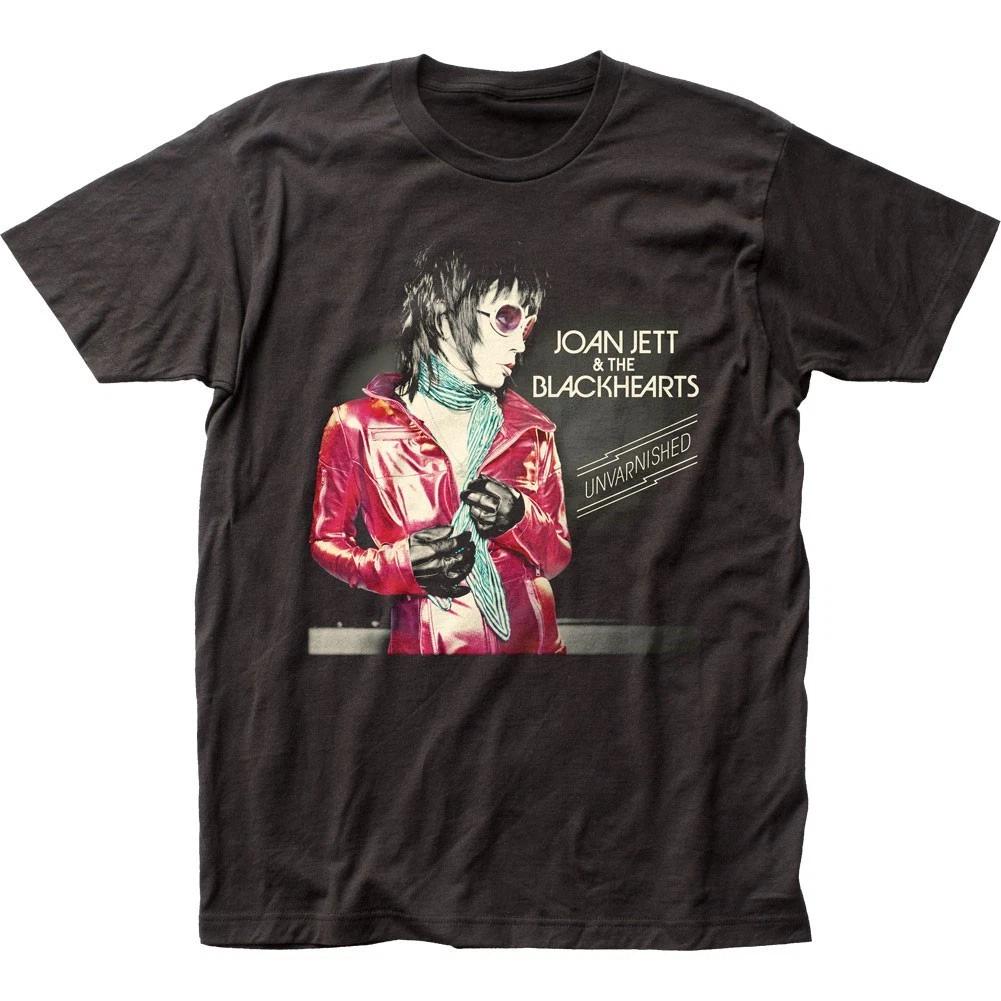 Joan Jett Unvarnished Mens T T-Shirt Music Classic Concert Rock Band Tee Black 3XL