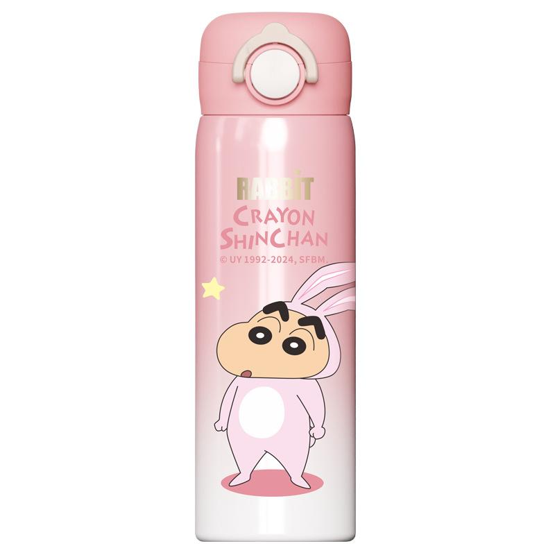500ML Sanrio Kuromi Stainless Steel Water Bottle Direct Drinking Thermal Vacuum Insulated Cup Women Thermos Portable Student