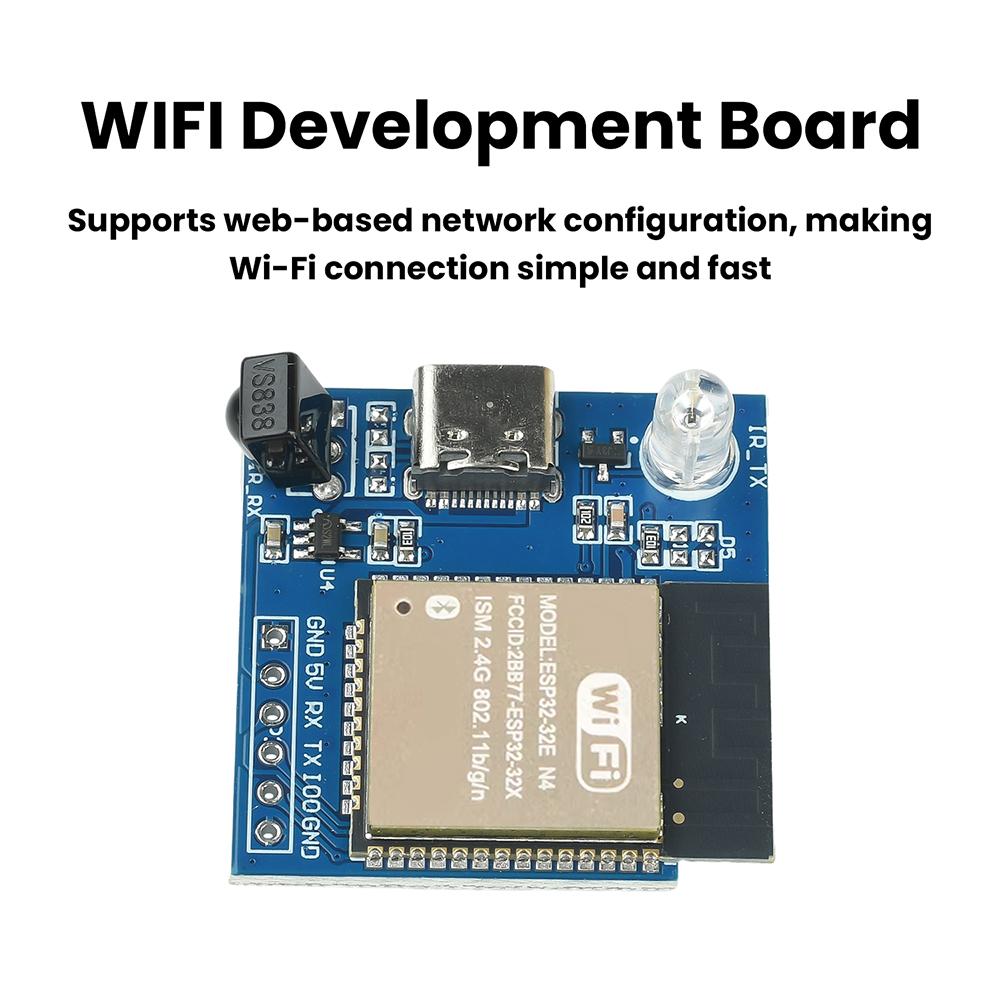 ESP8266/ESP32 IR Transmitter&Receiver – NEC Protocol WiFi Transparent Transmission ESP Development Module for Smart Home Control