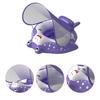 Pool Float Seat Swimming Ring Inflatable Infant Swimming Ring Kids Water Float Training Equipment with Sun Canopy for 6-36 Month