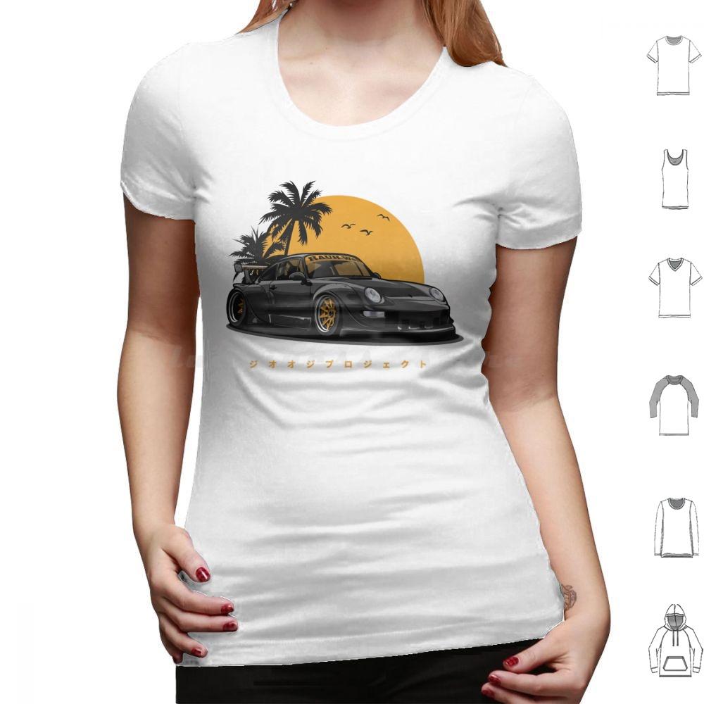 Rwb 993 Special Color Edition BlackGold Exclusive T Shirt 6xl Cotton Cool Tee Automotive Car Vehicle Sports Fast Speed