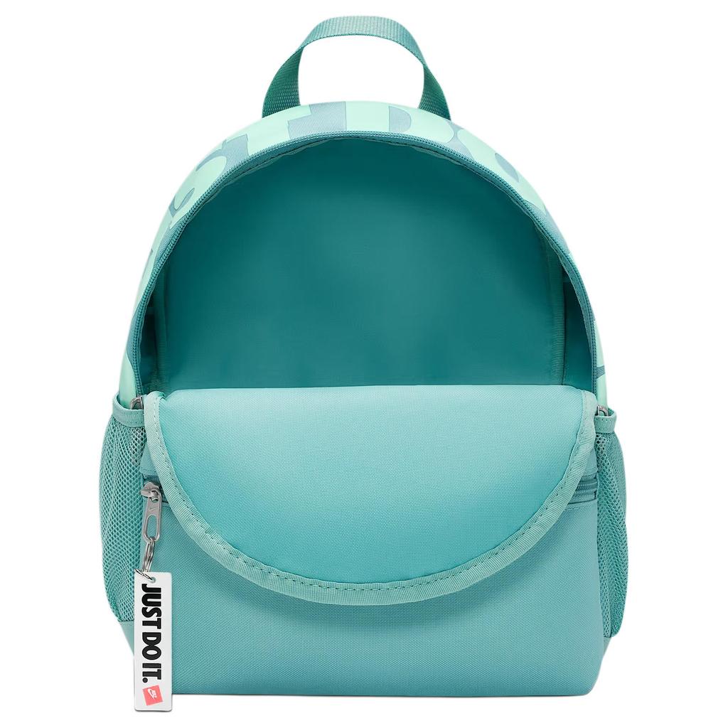 Nike Brasilia JDI 9L Large Logo Design Fabric Backpack Unisex Backpack Cannon-Gray Foam-Mint DR6091018