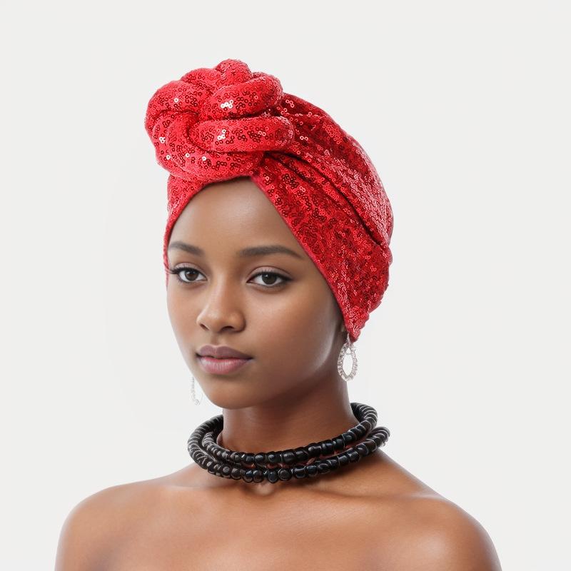 New Sequin Embroidered Handmade Bud Turban Muslim Turban Hat Indian Hat
