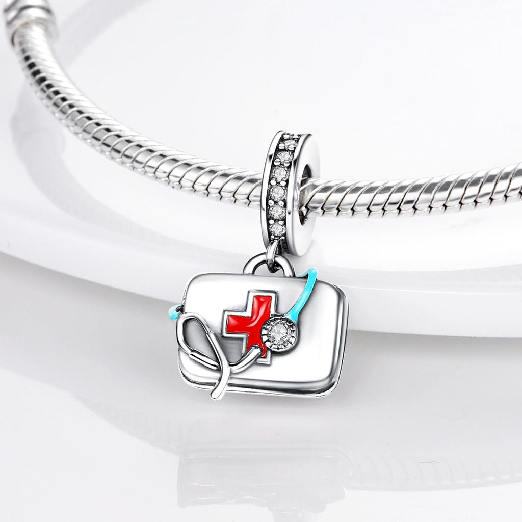Originalcopper Charm Fit Bracelet Bead Making Flower Carriage Dreamcatcher Pendant For Woman Jewelry