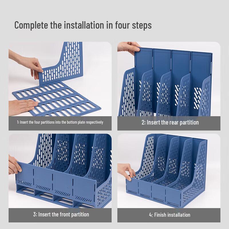 Deli Four-Tier Document Rack