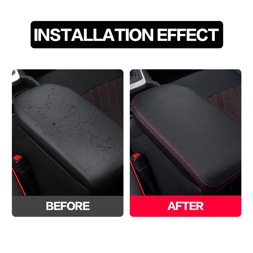 1PCS Car Armrests Box Cover Interior Decorative Accessories For Toyota RAV4 XA30 XA40 XA50 2006 2012 2013 2014 2015 - 2022 2023