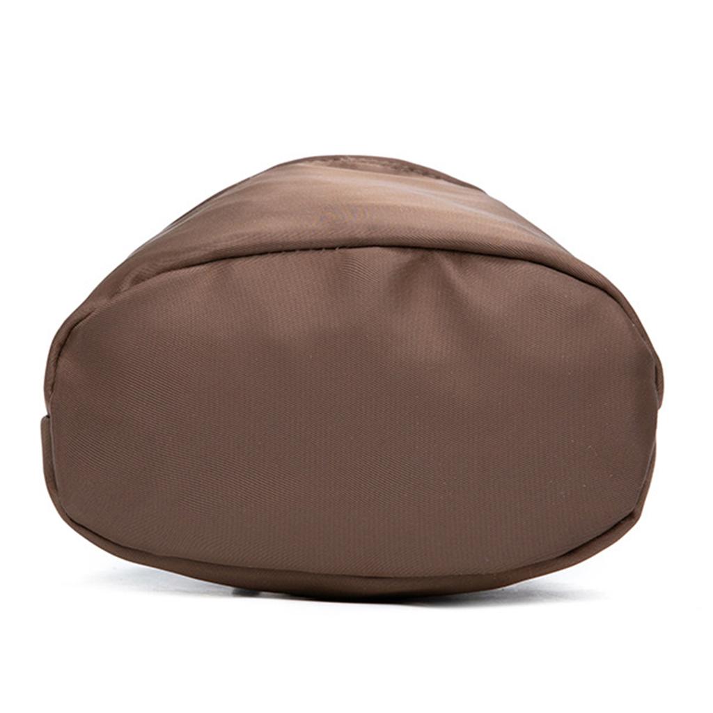 Bøtteveske Organizer Innsats for Tote Bag Skulderveske Snøring Designet Nylon Innerlomme Crossbody Veske Organizer Innsats