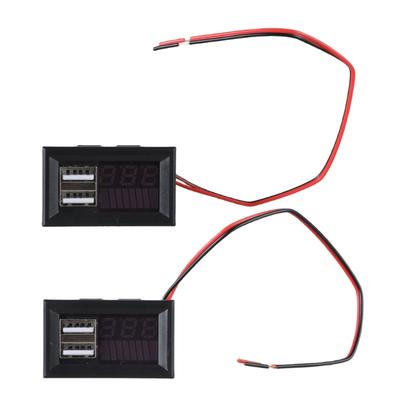 Digital Voltmeter Universal for DC12V Car Motorcycles Vehicles Mini Voltage Meter Battery Tester Panel Voltage Monitors