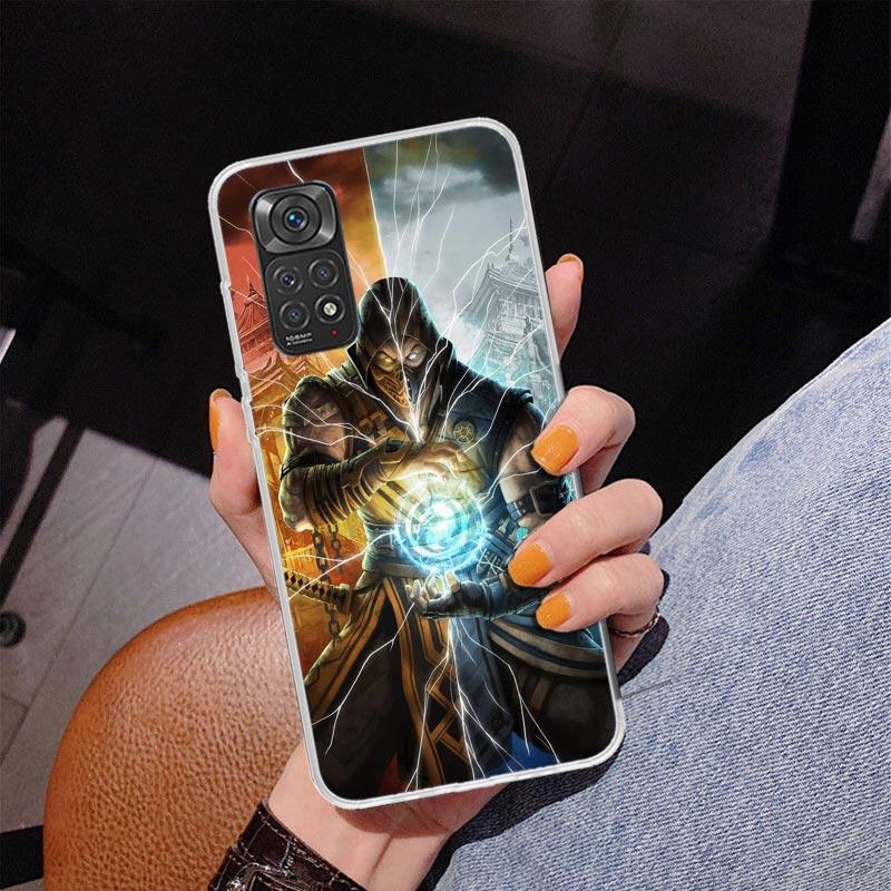 Mortal Kombat Phone Case For Xiaomi Redmi Note 15 14 13 12S 12 11 Pro Plus 14S 11S 11E 10 10S 11T 5G Personalized Cover Redmi No