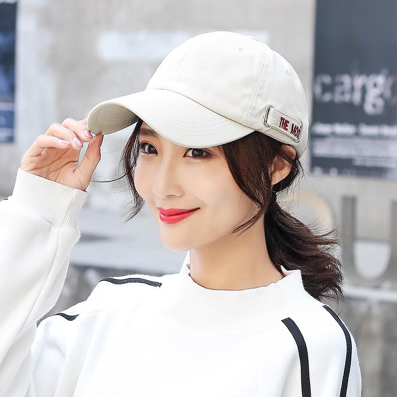 ZHENYUEQI Embroidered Letter Solid Baseball Cap Adjustable