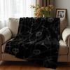 Cow Print Daisy Dot Soft Flannel Blanket Breathable Warm Throw for Office Car Sofa Kids Room Birthday Xmas Gift