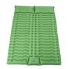 Double Sleeping Pad Tear Proof Water Proof TPU Portable Double Inflatable Mattress with Foot Pump for Outdoor Camping