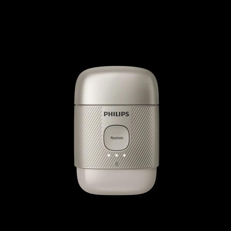 Philips Pebble Portable Electric Shaver, Rose Gold with Nose Trimmer CN plug (adapter included)