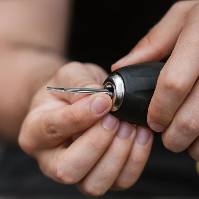 3Pcs Auto Glass Repair Drill Bit Kit for Windshield Crack and Chip Repair, Tungsten Carbide Bits, Electric Grout Removal Tool