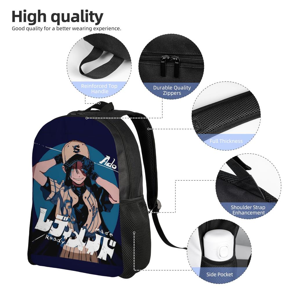 Ado Readymade Backpack for Men Women Casual Student Hiking Travel Daypack  Laptop Shoulder Bag Lightweight