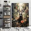 Forest Animals Butterfly Bat Plants Flowers Canvas Wall Art Nature Diamond Painting Decor Vintage Dark Skeleton Pumpkin Halloween