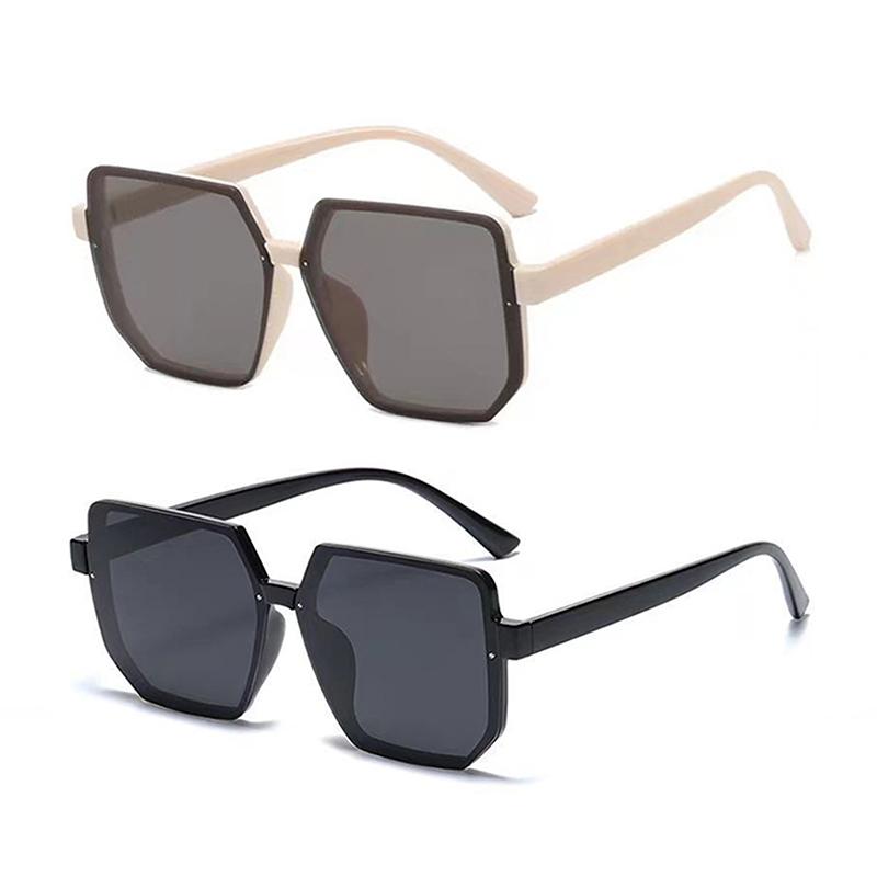1Pieces Big Frame Vintage Sunglasses Women Men Square Sun Glasses Retro Sunglasses Ye Glasses Goggle Mountaineering Glasses