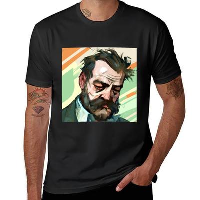 Disco Elysium - Harry Dubois Hayran Sanatı Tişört sweatshirt yazlık kıyafetler hippi kıyafetleri yüce düz beyaz tişörtler erkek