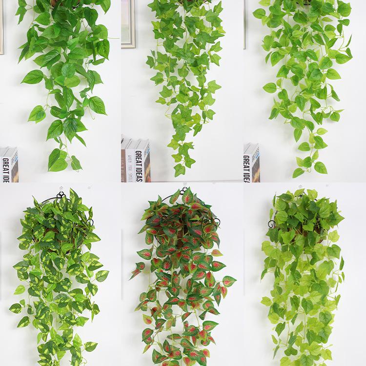 Artificial Pothos Hanging Vine for Indoor and Balcony Decoration