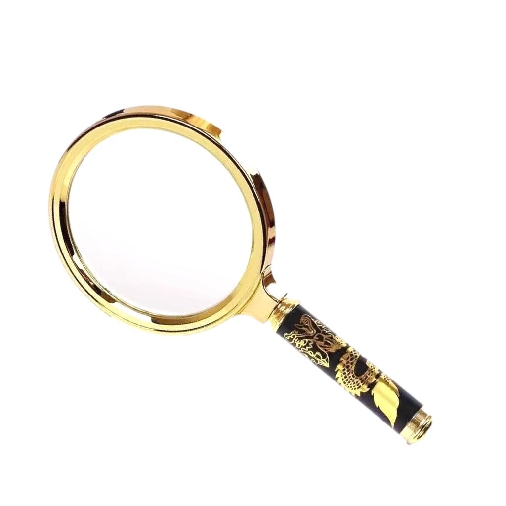Sugarello 80mm Handheld Magnifying 10x Magnifying for Nature and More Glass, Glass, Portable, Seniors, Reading, Observation, Kids, Maps, Magazines,