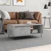 Vidaxl Couchtisch, Beton Grau, 90x50x36,5 cm