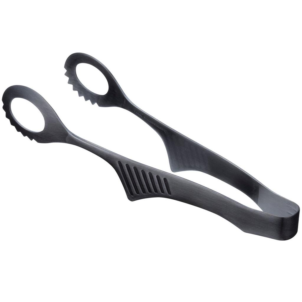 Todai 18-0 Clever Revo Buffet Tongs, Black Oxide, Made In Japan