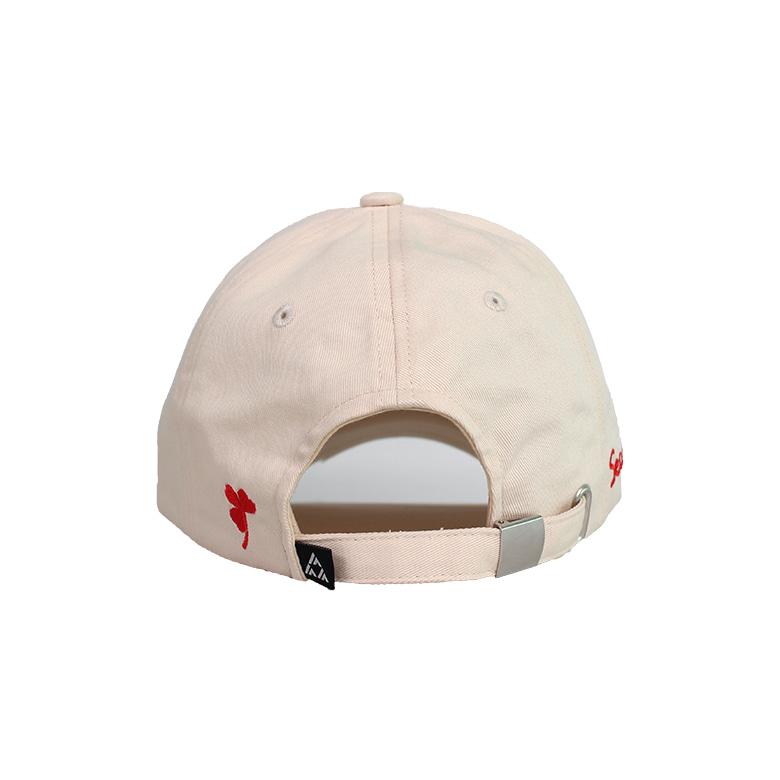 LEADRAW Heart Leaf Ball Cap_Ivory
