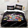 Mega Man X DiVE Bedding Set Single Twin Full Queen King Size Bed Set Adult Boys Bedroom Duvet Cover Sets 3D Anime Bed Set