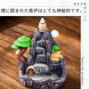 [Harujio] Backflow Incense Burner, Stylish Ceramic Backflow Incense Burner, Backflow Incense Burner, Flowing Incense Holder, Cute Retro Incense