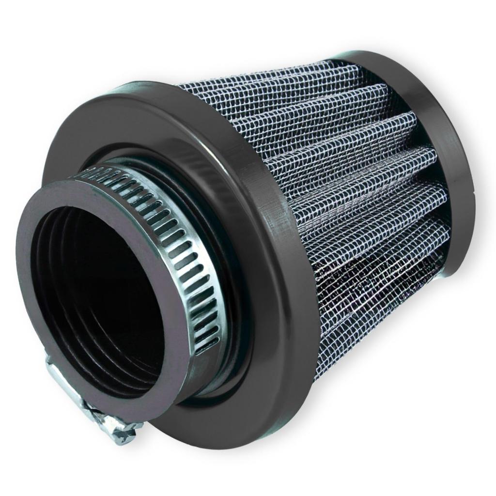 CHASO Power Filter Air Filter 35mm Motorcycle Scooter Moped Stainless Steel Mesh Air Color Black
