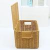 Imitation Rattan Storage Basket Household Large-capacity Clothes Sundries Desktop Snacks Toys Sorting Kitchen Storage Basket