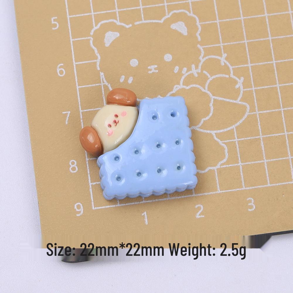 Animal Sandwich Cookie Resin Accessories - Cute DIY Cream Glue, Handmade Phone Case & Hair Clip Materials