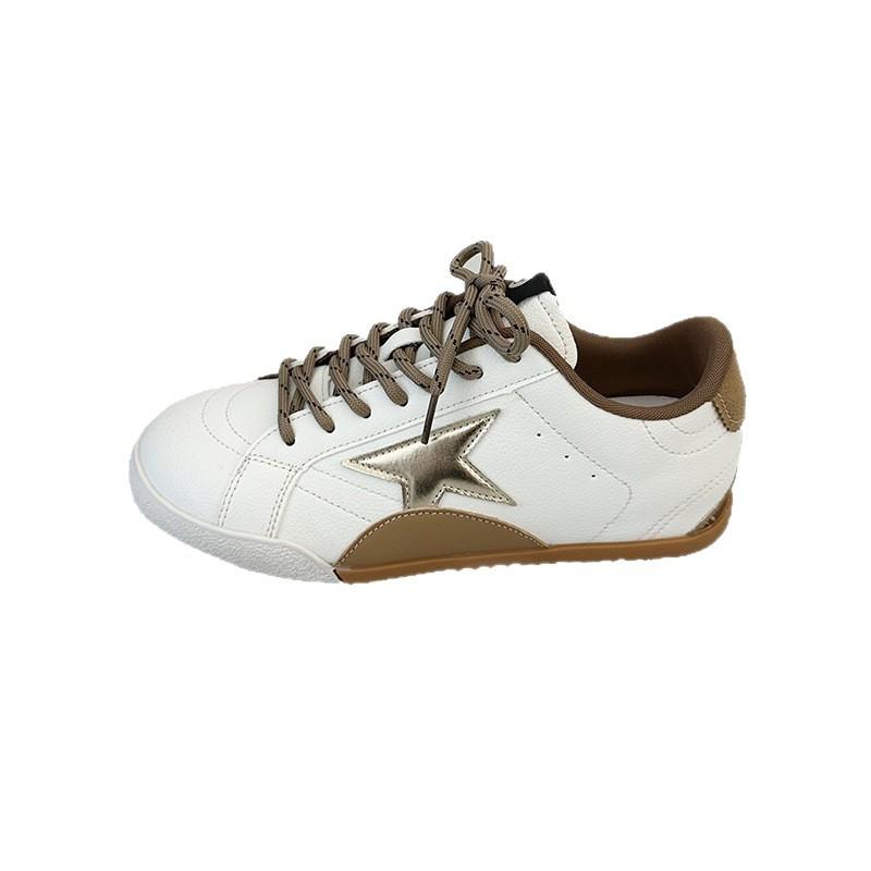 Alte schmutzige Schuhe Stern Turnschuhe Forrest Gump Schuhe flach rot Deutsche Trainingsschuhe Damen 2025 neu Sommer und Herbst Freizeit Sport