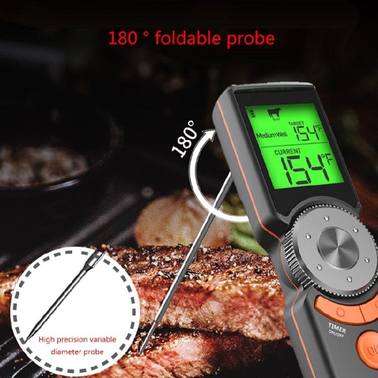 LCD Digital Probes Oven Thermometer Kitchen Cooking Food Temperature Measurement