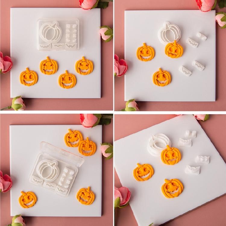 DIY Earrings Cutting Mold Soft Pottery Clay Cutter Plastic Clay Earring Cutters