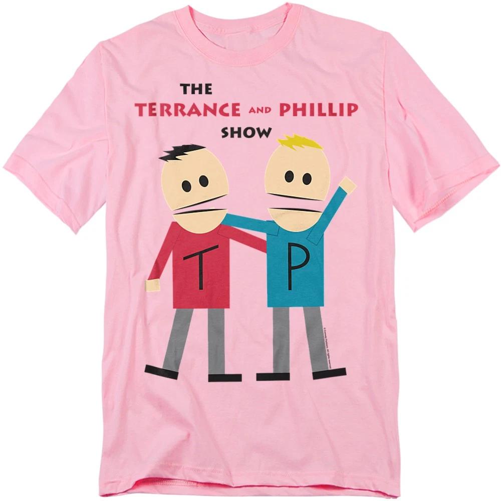 

Футболка South Park Терренс и Филипп 100% Хлопок Мужская S-4XL, Розовая 3XL