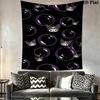 Kawaii Kuromi Tapestry Cute Room Tapestry Fashion Print Background Cloth Home Decor Homestay Soft Decoration Tapestry Background Wall Hanging Cloth
